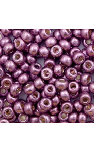 Miyuki rocailles Perlen 6/0 - Duracoat galvanized eggplant purple 6-4220